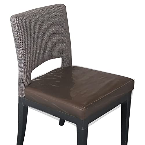 Wokire 2-Pack Dining Chair Cover, Reusable Waterproof, Stain And Pet Scratch Resistant Chair Covers, Clear Vinyl Seat Protector, Fits Most Standard Size Seats (W/21 X D/20 Inch) #TOP7