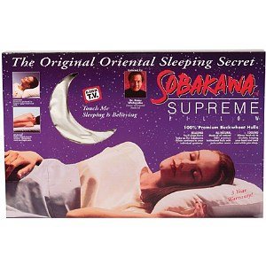 Sobakawa Buckwheat Pillow - As Seen on Tv, Queen by Sobakawa