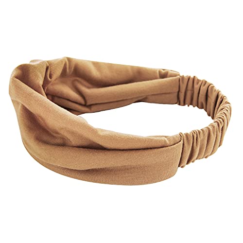 axy Haarband Yoga Headband Hairband Stirnband Kopftuch Kopf Abdeckung auch für Sport in Verschiedenen Farben (Hellbraun) axy Haarband Yoga Headband Hairband Stirnband Kopftuch Kopf Abdeckung auch für Sport in Verschiedenen Farben (Hellbraun)