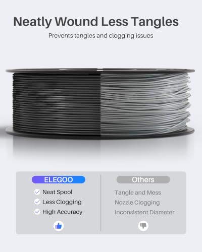 Image of ELEGOO PLA Filament 1.75mm Bundle 4KG, 3D Printer Filament Dimensional Accuracy + /- 0.02mm, 4pcs 1kg Spool(2.2lbs) Fit Most FDM 3D Printers(Brown /Beige /Orange /Yellow)