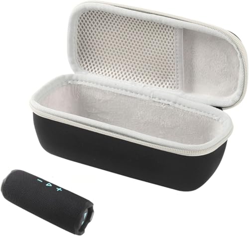 Image of Travel Carry Case for New JBL Flip 7, 6, 5, 4, 3 Portable Speaker, Shockproof, Dustproof, Protective Cover Storage Bag (EVA Box Grey)