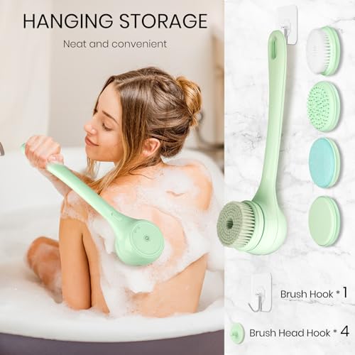 Keweis QZY-808 Electric Body Brush Back Scrubber thumb #6