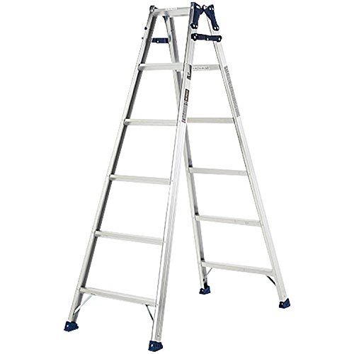 【兵庫県発】 ALINCO アルインコ MA-240 脚立 兼用 ステップ 階段 はしご 梯子 ハシゴ アルミ 踏み台 ALINCO (アルインコ) 上部操作式伸縮脚付専用脚立 8尺 GUD-240X