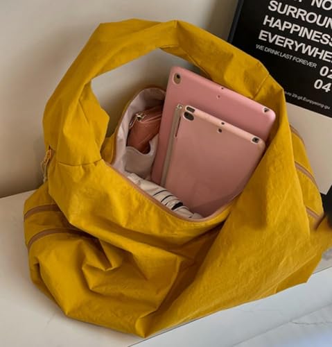 Slouchy Nylon Hobo Bags Women Underarm Shoulder Bag Crescent Crossbody Purses Trendy Large Travel Beach Tote Handbag4