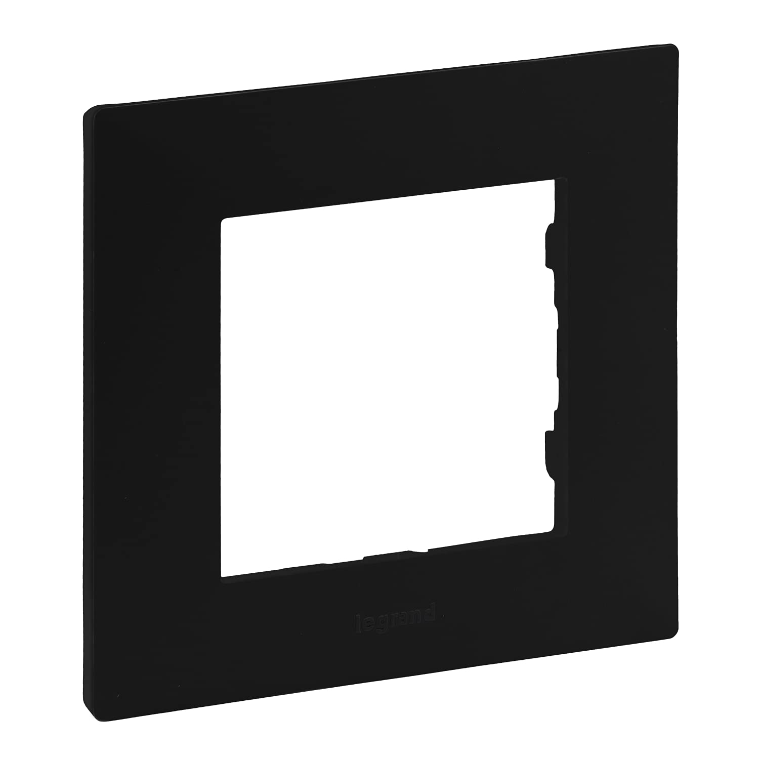 Marco 1 elemento Legrand 864571 serie Niloe Step Negro Mate