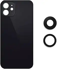 Tampa Traseira Vidro Para iphone 11 Preto + Lente da Câmera