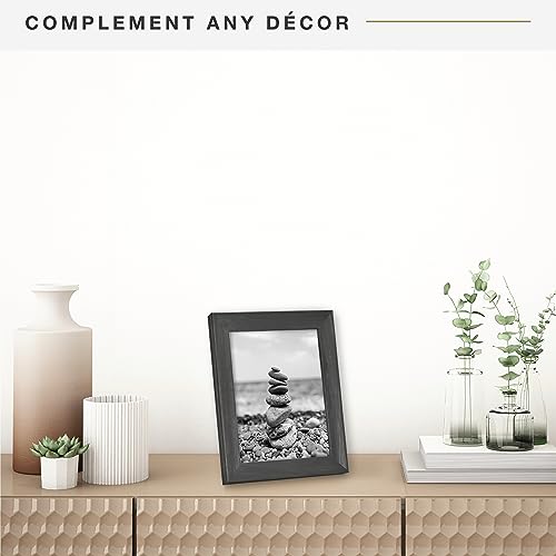 MCS Classic Studio Gallery Frame, Black Woodgrain, 8 x 10 in, Single, Classic Black