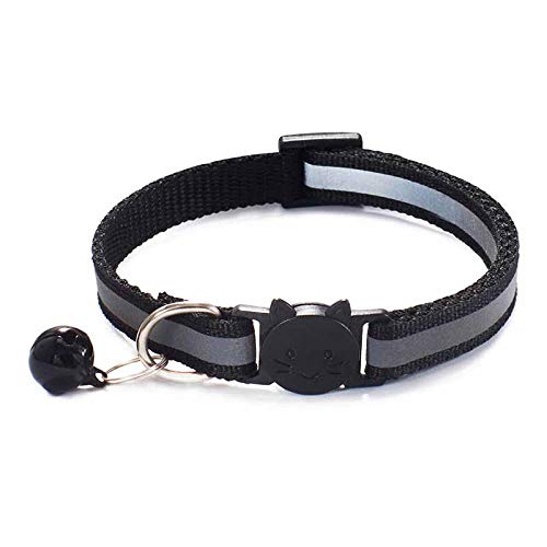 Collier de sécurité pour chat nylon réglable réfléchissant accessoires chat de compagnie P
