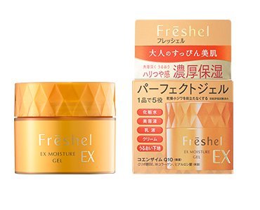 Kanebo Freshel Aqua Moisture Gel 80g - EX N (Green Tea Set)