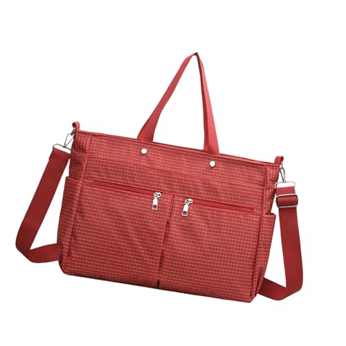 Sac de bureau pour femme en nylon noir avec sangle réglable