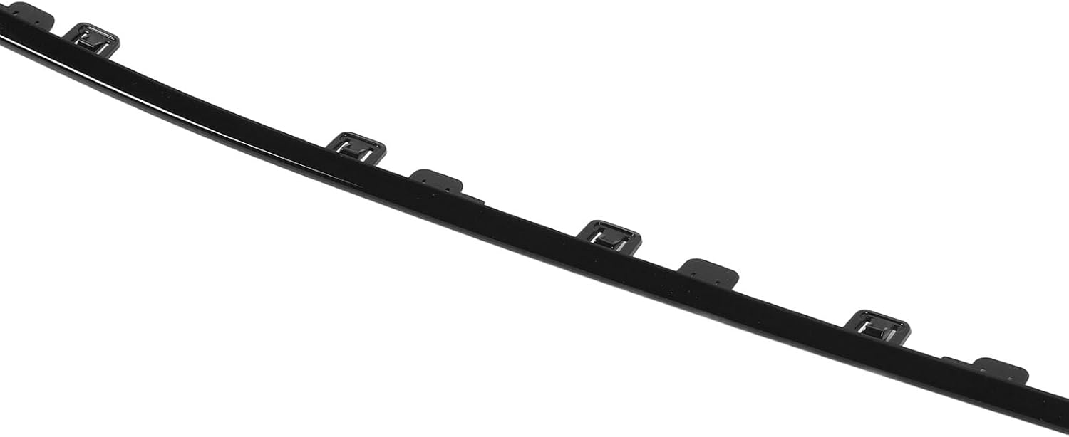Eujgoov Front Bumper Lower Trim Kit for C Class W206 2022+, ABS Material Stylish Upgrade with Scratch Design Easy Replacement for Sedan & (Glossy Black)