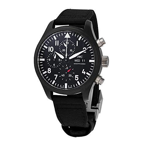 IWC Pilot's Flyback Chronograph Ceramic TOP Gun Mens Watch IW389101