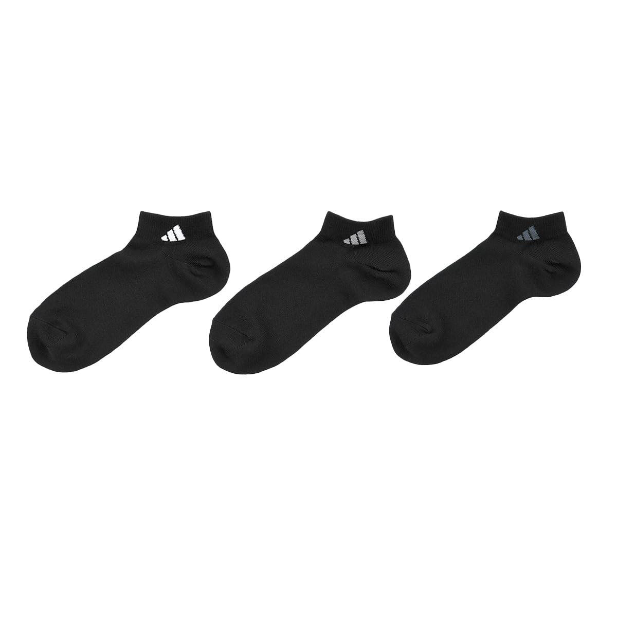 adidas(アディダス) ソックス【adidas(アディダス)】消臭 スニーカー丈ソックス 3足組 スクールソックス ワンポイント 福助メンズ 26.0-28.0 cm assorted 003
