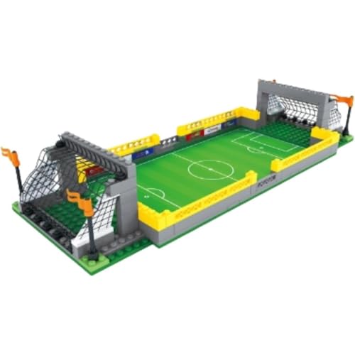 Fiyyugaサッカー場のスポーツ玩具、積み木セット、組み立て玩具、親子インタラクティブゲーム、幼児教育、多機能遊び (フットボールフィールドD・225粒子)