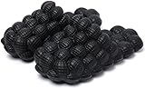 PLMOKN Women's bubble cloud slides men indoor and outdoor slippers cute summer for house shower non-slip massage sandals,Black/37-38/US 6-7