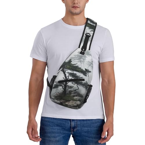 Bolso tipo bandolera para hombre y mujer, mochila casual miniatura 2