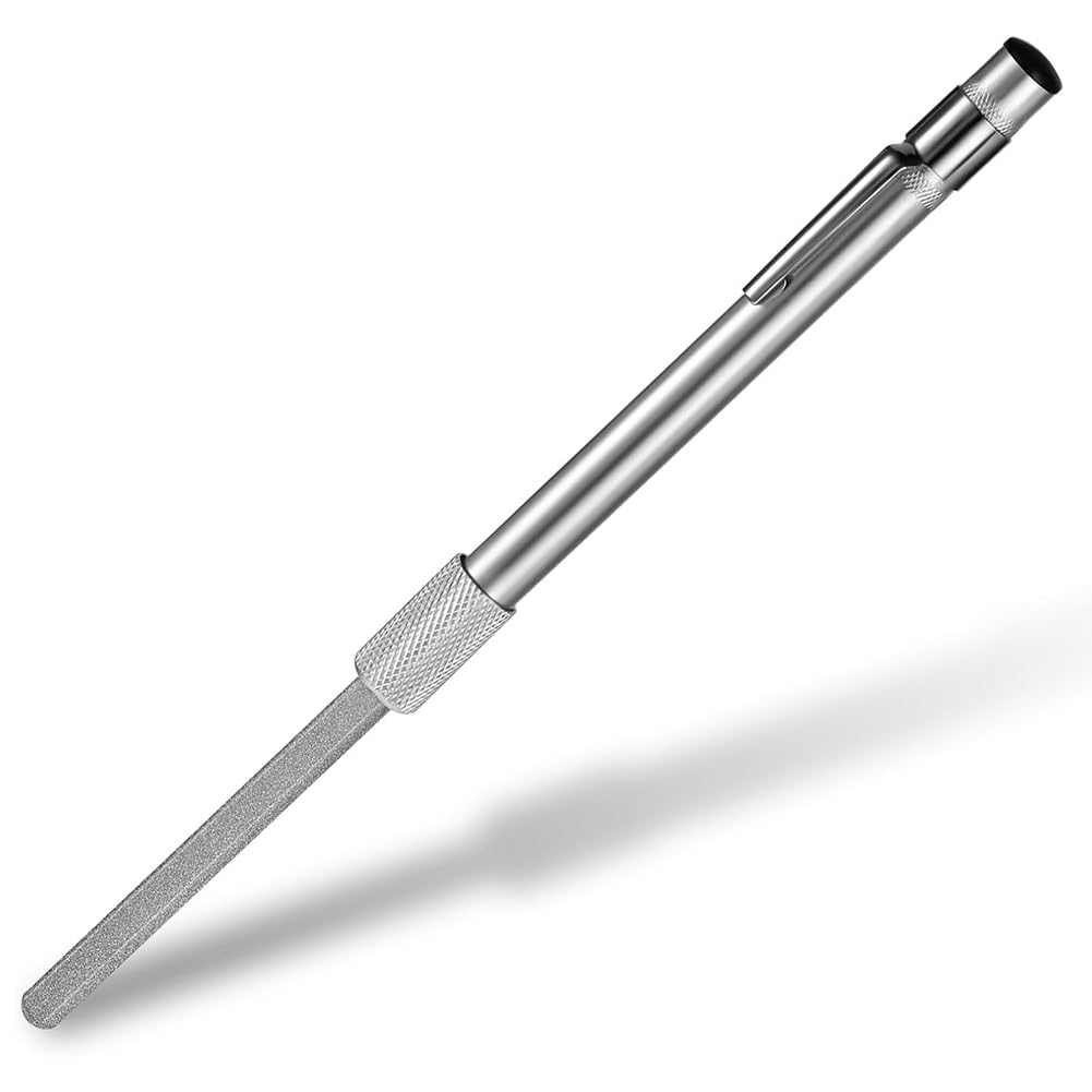 Koolenry Diamond File Diamond Glass Files Crystal Glass Files Crystal and Glass Repair File Metal Diamond Grit Tool Sharpener