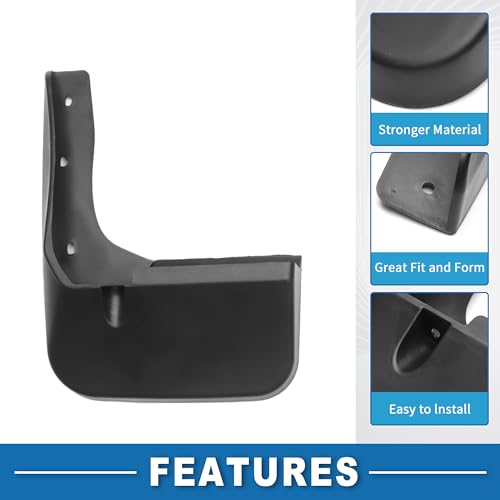 Image of Mud Flap Splash Guard with Mount Accessories Front & Rear Side Mud Guard for Toyota Highlander Sport 2011-2013 (Set of 4)
