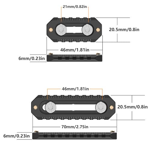 Image of Durability Aluminum Alloy Construction Camera Plate with 1 /4Inch Fixing Screws for Video Accessories for Photography Photography Equipment
