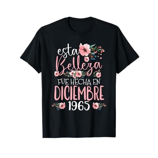 Hecha En Diciembre 1965 Mujer Regalo 58 Años Cumpleaños Camiseta