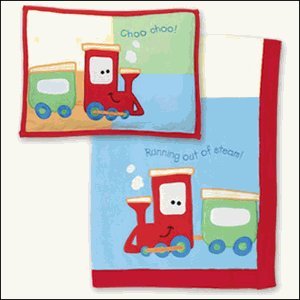 Stephen Joseph Fleece Blanket/Pillow Set, Train