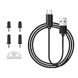RUNLANE Replacement Accessory Kit G5 & G2 Dog Shock Collar: 2 Pairs Rubber Electric Shock Prongs (1 Pair Short Prongs + 1 Pair Long Prongs) + 1 USB Charging Cable