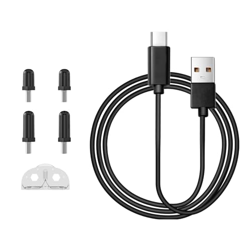 RUNLANE Replacement Accessory Kit G5 & G2 Dog Shock Collar: 2 Pairs Rubber Electric Shock Prongs (1 Pair Short Prongs + 1 Pair Long Prongs) + 1 USB Charging Cable