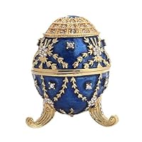 Amazon｜イースターエッグジュエリーボックス 合金製 卵の形たまご