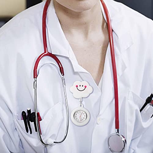 Jacekee Clip-on voor verpleegsterhorloge | Vintage zakhorloge,Bekijk clip op, verpleeghorloge, clip horloges, horloge met tweedehands, verpleegster horloge verpleegster geschenken - Afbeelding 3