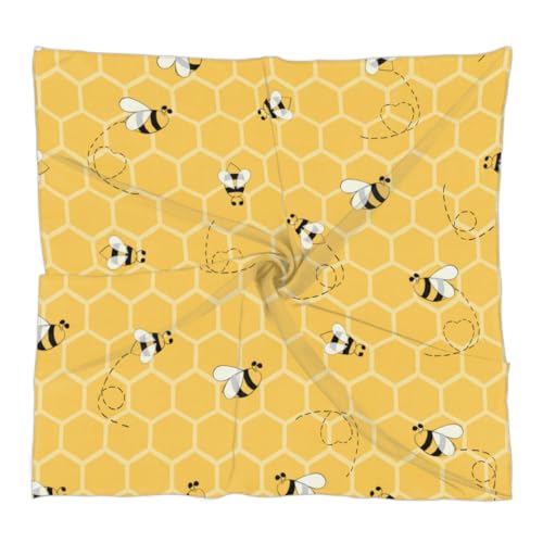 KOBLEN Silk Scarf 23.6x23.6 Inch Square Neck Scarf for Women Breathable Lightweight Neckerchief Silk Head Scarf Hair Wrap