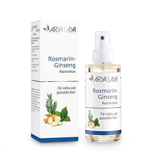ARYA LAYA Haartonikum Rosmarin-Ginseng, 100 ml – Haar-Serum ideal bei fettigem Haar & Schuppen, fördert natürliches Haarwachstum, für eine gesunde Kopfhaut, vegan