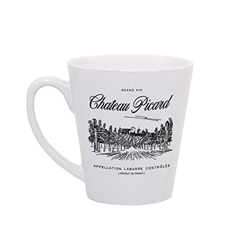 Taza Latte Star Trek Picard Logo 12 oz Oficial miniatura 1