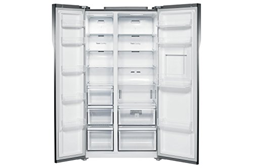 Image of Samsung 591 L Frost Free Side-by-Side Refrigerator(RS554NRUA1J /TL, White Shiny River Glass)