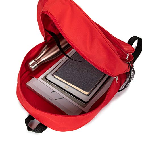 Image of Red Emergency First Aid Bag Backpack Empty Medical Treatment First Responder Trauma Bags (Red 3)