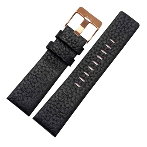 [ł] Diesel DZ7333 DZ7348 DZ4318 U[EHb`oh 22 24 26 28 30mm ubN zCg uE bh EHb`XgbvɑΉ(Black rose gold,22mm)