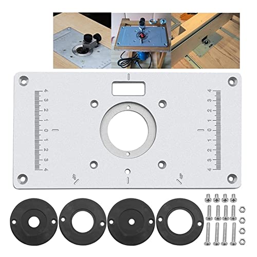 Table de toupie en aluminium plaque d'insertion machine gravure scie - 2