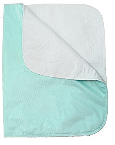 Nobles Reusable Bed pad/Underpad - Machine Washable & Dryable, Waterproof, Extra-Absorbent, Personal Care & Better Than Hospital Under Pad (Green, 24