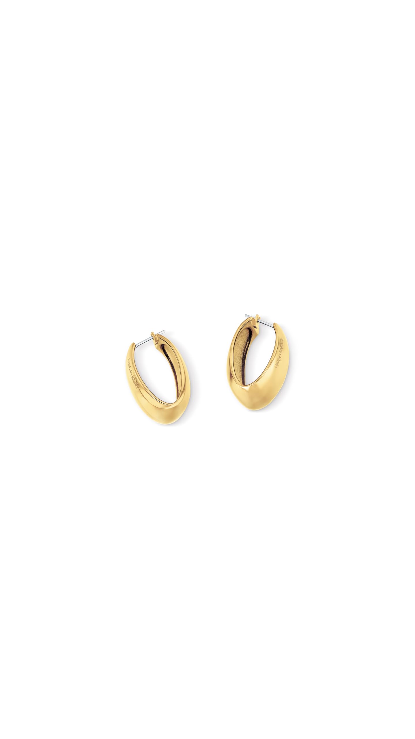 Pendientes de la colección MODERN PURITY de Calvin Klein para mujer en acero inoxidable con baño de oro amarillo, 35000832