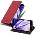 Produktbild Cadorabo Hülle für Huawei P10 - Hülle in Apfel ROT  Handyhülle mit Magnetverschluss, Standfunktion und Kartenfach - Case Cover Schutzhülle Etui Tasche Book Klapp Style