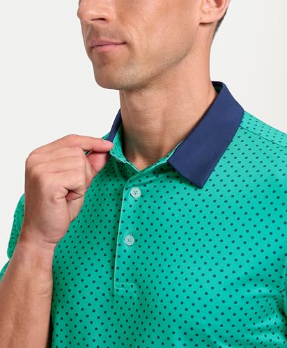 Image of Men's Golf Polo Shirts Dry Fit Performance Moisture Wicking Casual Print Golf Shirts for Men Breathable