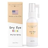 GlamBaby Dry Eye Area Kids Spray | Gentle Hypochlorous Mist, 60ml | Daily Refreshing Care for Sensitive Skin Around Eyes | No-Wipe Formula