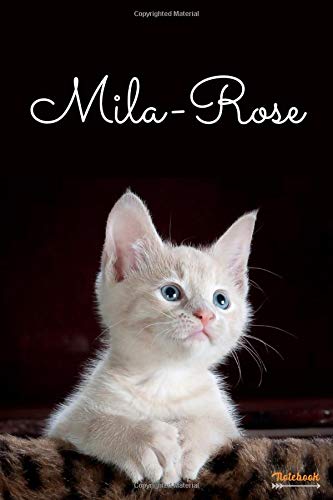 Mila-rose - Notebook: Personalized name journal « Mila-rose » | Birthday Gift For Women & Girl, Mom, Sister ..| Lined Journal, 110 Pages, size 6 x 9