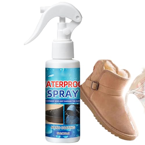 Spray Impermeable para Zapatos | Nano Shoe Protection Spray 120 Ml | De Impregnación Permanente | Protección Breatable Stain -Repelent Protege El Entorno De Salud del Material para La Ropa