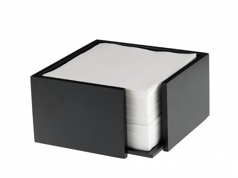 Porta Tovaglioli Cucina Portatovaglioli 13X13X10 Cm Naturale Bambù