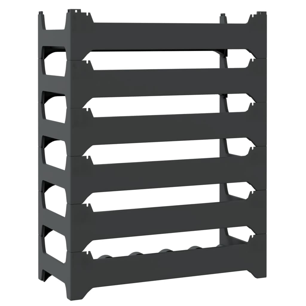 Rantry Flaschenregal für 36 Flaschen, stapelbar, Flaschenregal, Weinregal, Schrank, Küche, Speisekammer, Zuhause, Lagerung, Weinschrank, Präsentationsständer