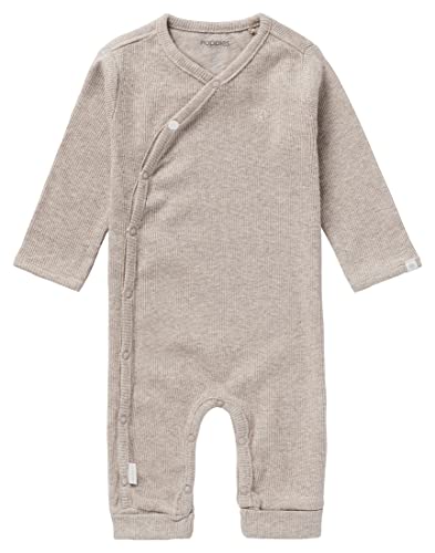 Noppies Unisex Baby U Playsuit LS Rib Nevis Kleinkind-Strampelanzug, Taupe...