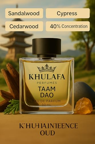 Image of Taam Dao Inspired Perfume | Calm Woody Scent with Sandalwood, Cedar & Musk | Long-Lasting Unisex Fragrance | Ideal for Office | Perfect 50ML Gift for Him & Her