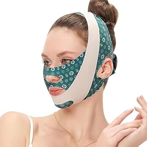 Face & Chin Lift Mask, Chin Strap Double Chin Eliminator Face Lifting Shaper for Women