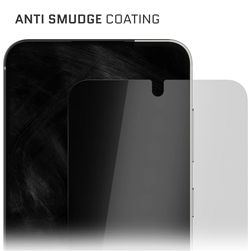 Image of Ghostek Screen Protector for Galaxy S24, Full Coverage Tempered Glass Film, 9H Hardness, Easy Installation, HD Clear Glass Protector Designed for 2024 Samsung S24 (6.2-Inch, Privacy)