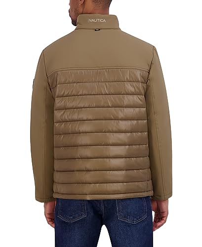 Image of Nautica Men's Lightweight Softshell Jacket - Bonded Fleece Lining, Regular, Big & Tall Sizes